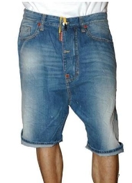 DSQUARED² DSQ D2 Männer Blau Jeans Shorts 014 /Komfortabel