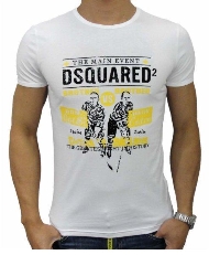 Dsquared2 T SHIRT Kurzarm Weiß Dsquared 130 /Kunden Zuerst Günstige