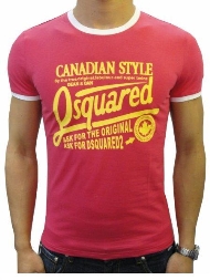 Dsquared2 T SHIRT Kurzarm Rot Dsquared 106 /Heißer Verkauf Dsquared2 T SHIRT Kurzarm Rot Dsquared 106 /Heißer Verkauf