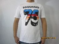 Dsquared2 T SHIRT Kurzarm Weiß Dsquared 037 /Heißer Verkauf