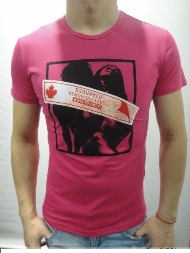 Dsquared2 T SHIRT Kurzarm Rot Dsquared 096 /Guter Qualität Dsquared2 T SHIRT Kurzarm Rot Dsquared 096 /Guter Qualität