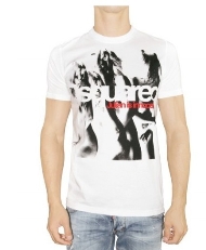 Dsquared2 T SHIRT Kurzarm Weiß Dsquared 080 /Liebe Günstige