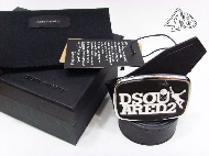 DSQUARED 2 Dsquared Schwarzen Gürtel /Modischen