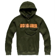 DSQUARED D2 Dean & Dan Pullover Armee Grün HerrenHoodie NEU 04 /Favoriten