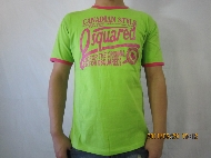 Dsquared2 T SHIRT Kurzarm Grün Dsquared 061 /Guter Qualität
