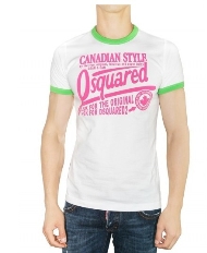 Dsquared2 T SHIRT Kurzarm Weiß Dsquared 060 /Modischen