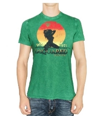 Dsquared2 T SHIRT Kurzarm Grasgrün Dsquared 064 /Liefern