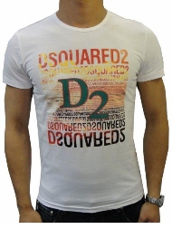 Dsquared2 T SHIRT Kurzarm Weiß Dsquared 105 /Kaufen Kaufen
