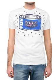 Dsquared2 T SHIRT Kurzarm Weiß Dsquared 016 /Komfortabel