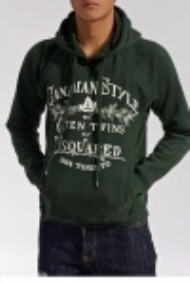 DSQUARED D2 Dean & Dan Pullover Lange Ärmel Herren Hoodie 101 /Liebe Günstige