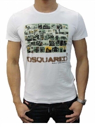 Dsquared2 T SHIRT Kurzarm Weiß Dsquared 114 /Modisch