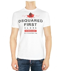 Dsquared2 T SHIRT Kurzarm Weiß Dsquared 056 /Liefern
