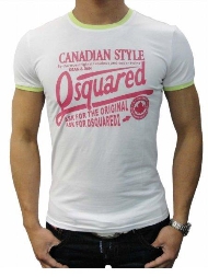 Dsquared2 T SHIRT Kurzarm Weiß Dsquared 107 /Feinstes